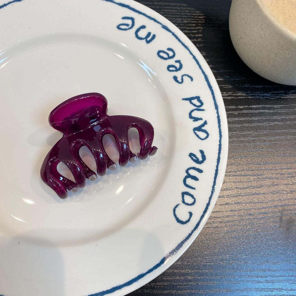 Luxury Pumpkin Claw Hair Clip for Thick Hair - Large Size Updo Shark Clip for Women