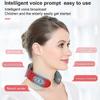 The latest battery smart 4D electric  heat compression cervical massager