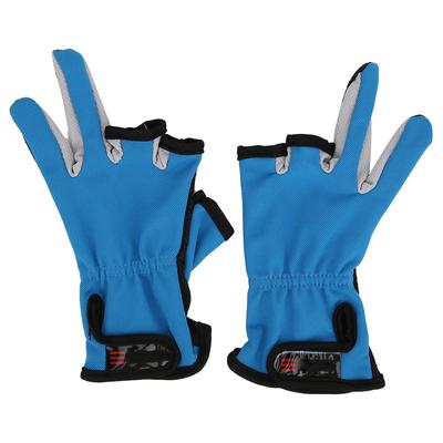 Outdoor-Angelhandschuhe Atmungsaktiv Schweißabsorbierend 3 Fingerlos Sonnenschutz für Alle JahreszeitenAngelhandschuhe