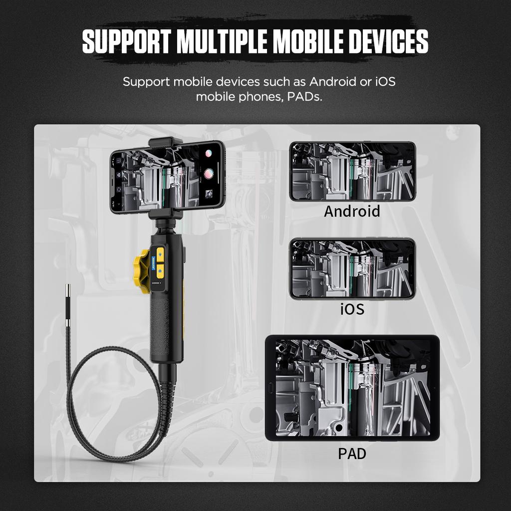 AUTOOL SVB302 Automotive Industrial Endoscope Waterproof 1080 HD Autofocus for IMG & Video  USB Endoscope Inspection Camera Lens