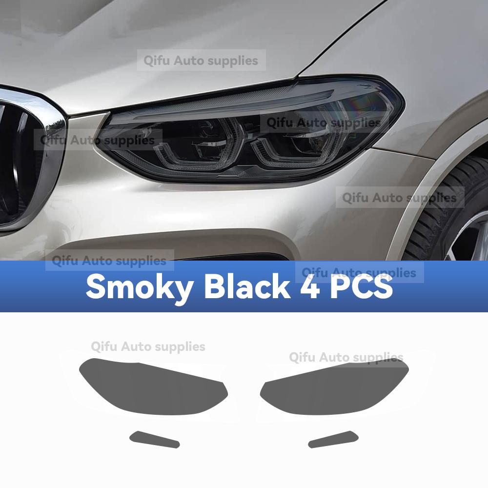 For BMW X4 G02 TPU Headlight Anti-Scratch Smoke Black Transparent Modification Color Changing Protective Film