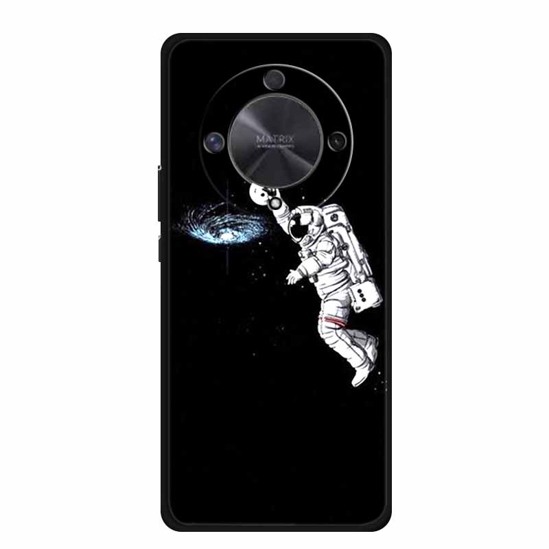 Gift Phone Cases for Honor X9a TPU Soft Silicone Back Cover for Huawei Honor X9 X 9A Funda Honor X9b X 9 a b Coque Spaceman Moon