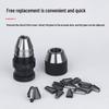 Automatic Self-Tightening Drill Chuck with Clamping Jaws (1-13mm, 1-16mm)