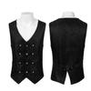 Gothic Halloween Steampunk Vest For Men And Women With Dark Pattern For Stage Performances