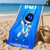 Unterwasser-Abenteuer-Roboter Strandtuch Mikrofaser-Strandtuch, Leicht und Schnelltrocknend, für Sommerreisen, Schwimmbad-Fan Geburtstagsgeschenk
