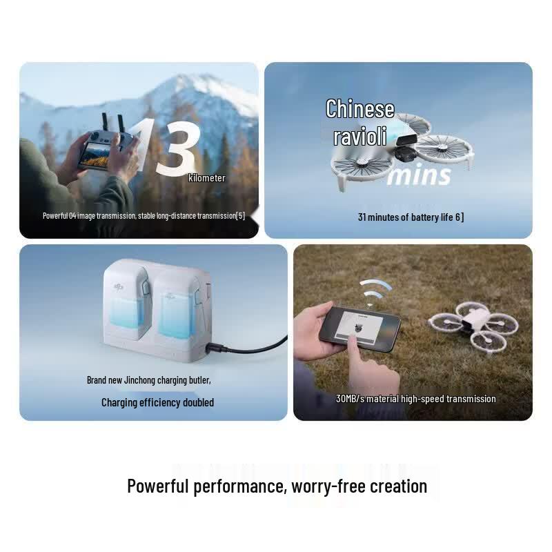 DJI Flip Vlog Drone Standard Kit with Screen Remote Controller (CN version)
