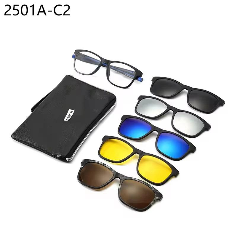 Night Vision Magnetic Reading Glasses Anti Blue Light Unisex Optical Prescription Sunglasses Anti Slip Chain