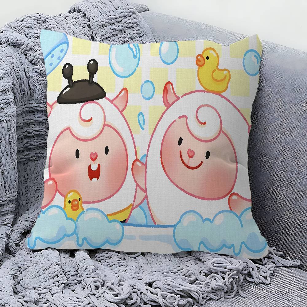 Eggy party pillow cover sofa cushion cover home room decoration children gift