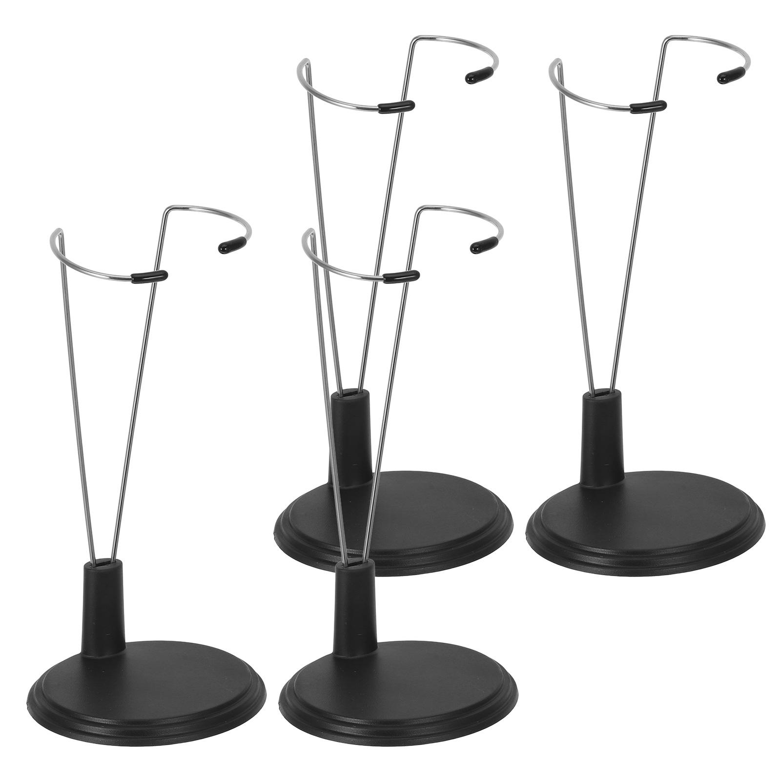 

4pcs Versatile Stands Action Figure Display Racks Stable Design Party Performance Dances Toy Showcase Easy Clean Reusable 14.00X7.00X6.00CM