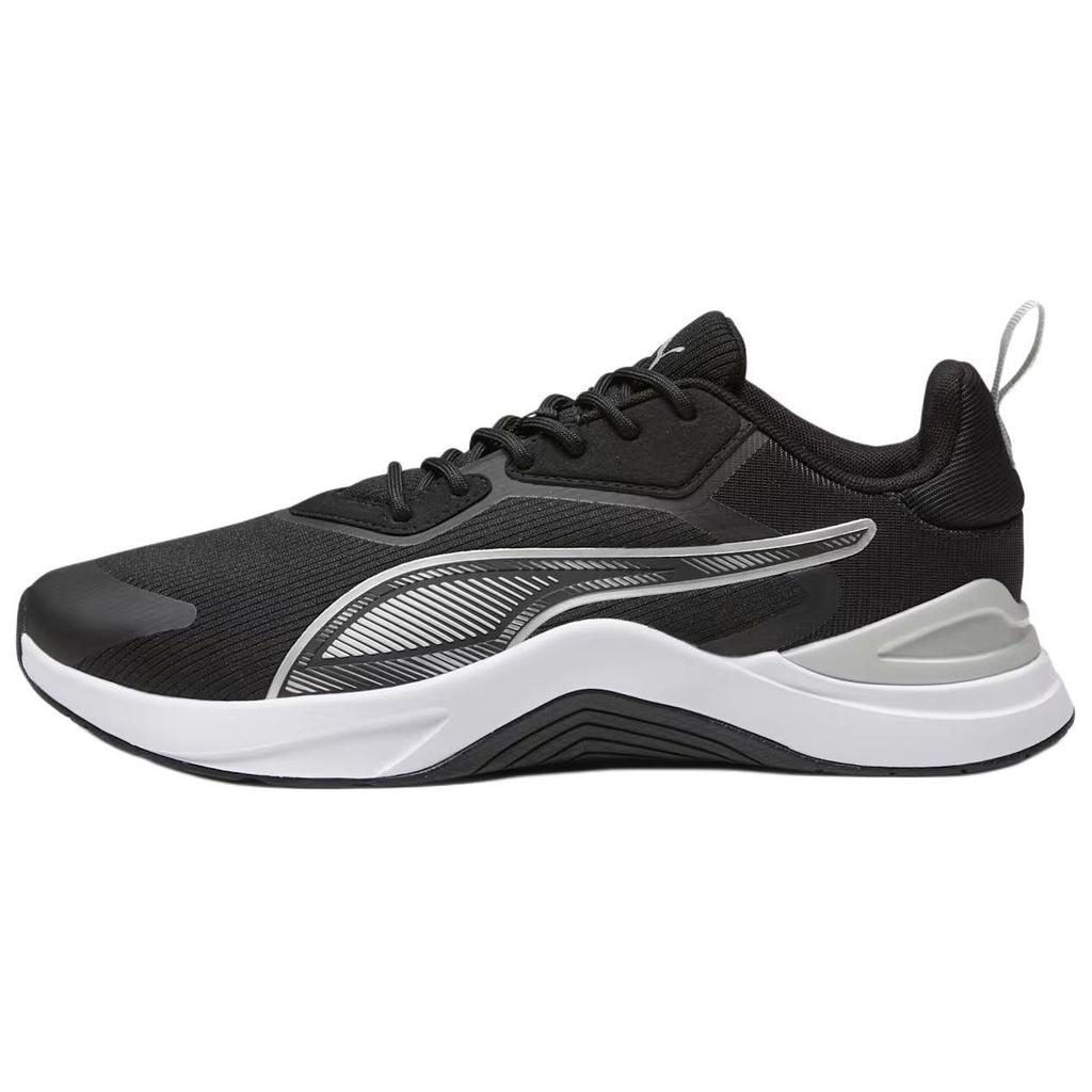 Puma Infusion Premium Comfortable Versatile Low-Top Training Shoes Men sneakers Black White 378741-01
