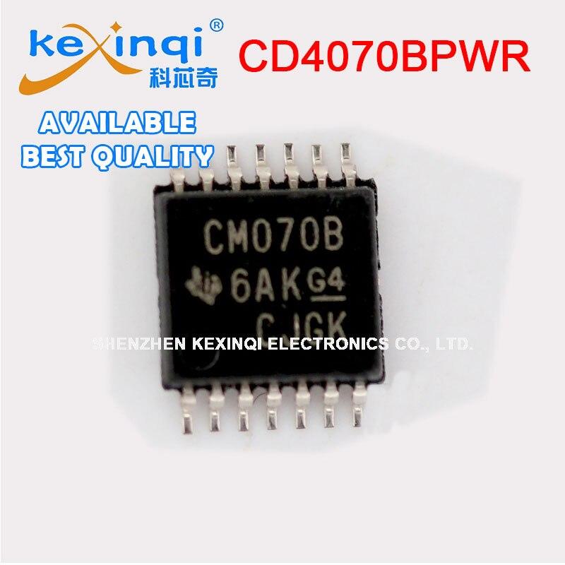

10 шт. CD4070BPWR CD4070BPW код CM070B инверторный электронный компонент TSSOP14 лучшее высокое качество