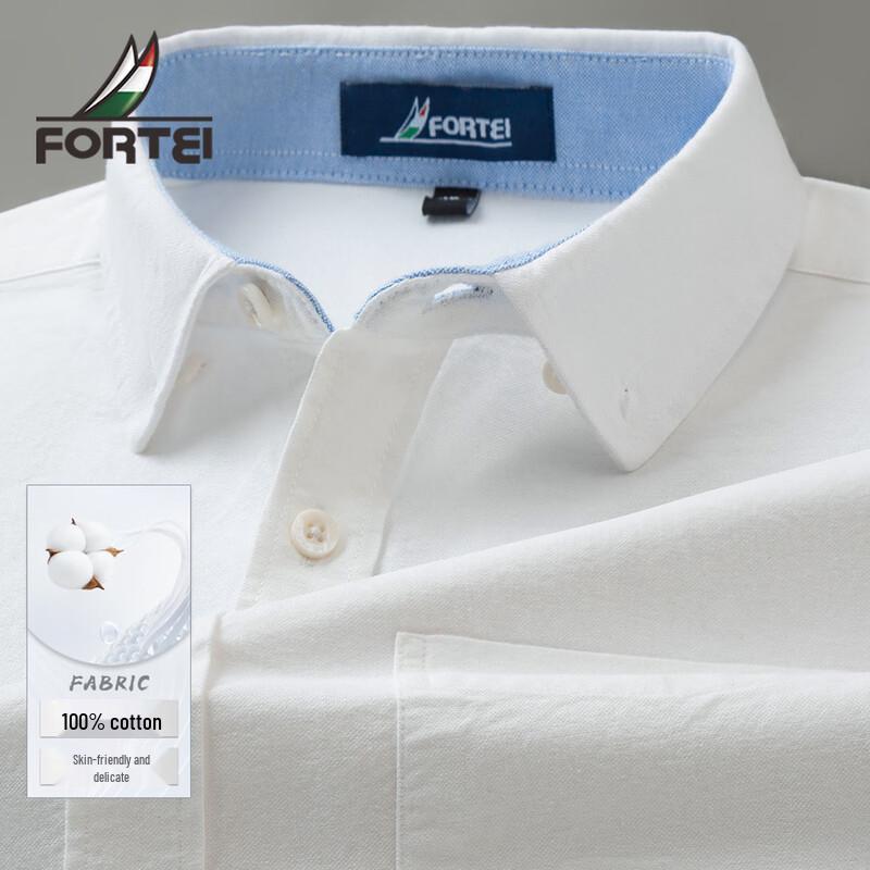 Men s 100% Cotton Long Sleeve Casual Lapel Shirt XL