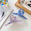 Beautiful Handcrafted Floral Acetate Butterfly Hair Claw Clip For Trendy Women