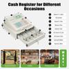 Cash Register 48-Key LED Display Electronic Cashier Cash Management POS System High-Speed Thermal Printing Digital Cash Register