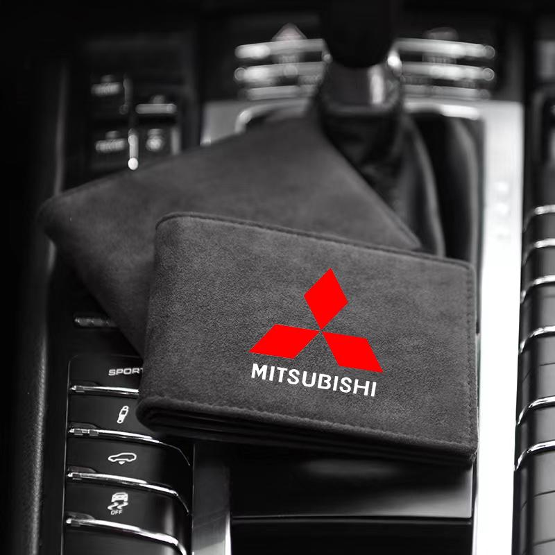 Tragbarer Führerscheinhalter für Auto PU-Leder Kartenetui für Mitsubishi Asx Lancer Outlander Pajero Ralliart Zubehör Auto Styling