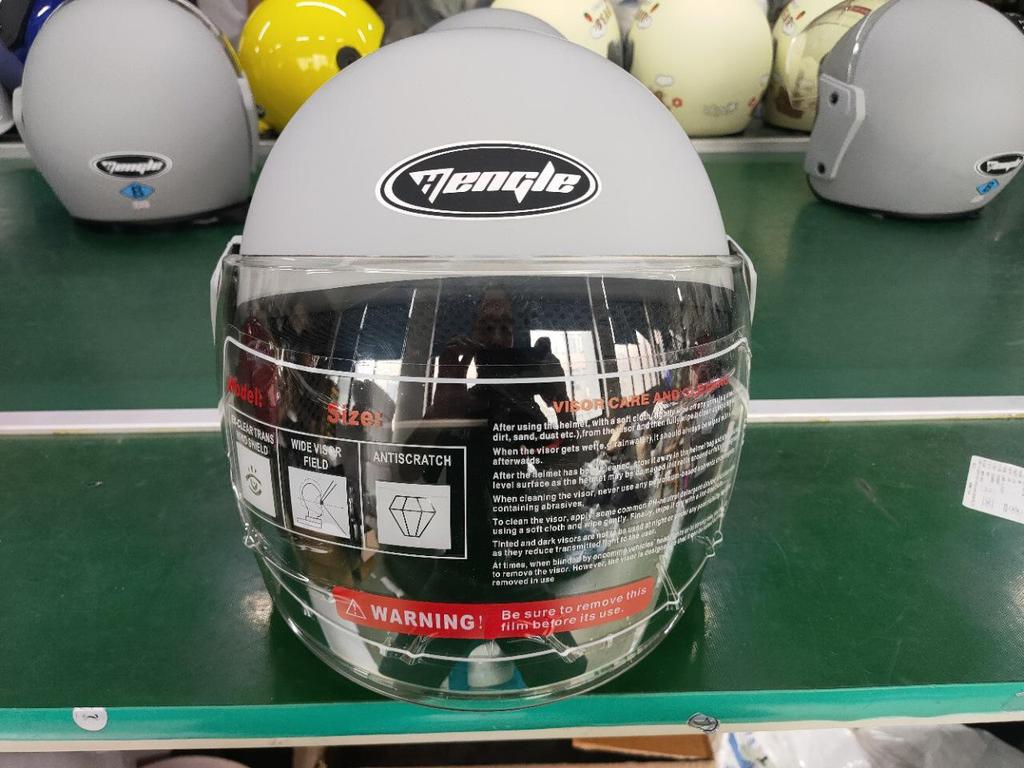 National Standard Electric Car Safety Helmet for Adults - Warm, Ear-Protected, Four-Season Half Helmet