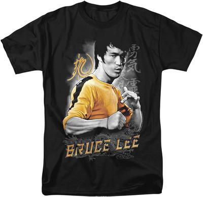 Bruce Lee Men's Yellow Dragon T-Shirt