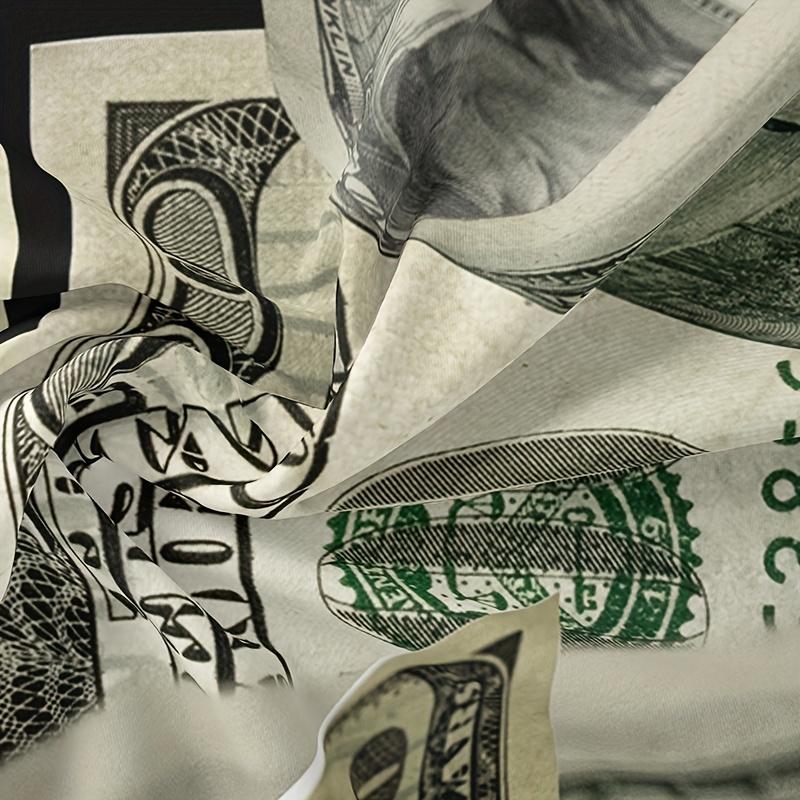 3-teiliges Bettwäscheset mit 3D-Gelddruck, atmungsaktives 100% Polyester, mit Reißverschluss, maschinenwaschbar, digital bedruckt