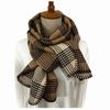 New Overlock Versatile Plaid Scarf for Women Autumn and Winter High End Atmosphere with Coat and Warm Scarf