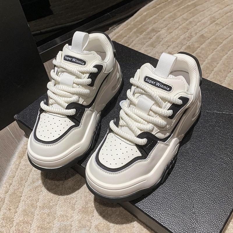 Women's small height-increasing sports board shoes autumn new versatile platform casual shoes