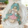 Anime surrounding Hatsune Miku brooch virtual idol first sound metal badge Japanese cute schoolbag accessories