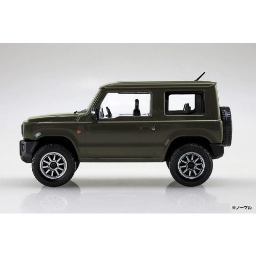 Aoshima Bunka Kyozai (AOSHIMA) 1/32 The Snap Kit Series Suzuki Jimny Custom Wheels (Jungle Green) Pre-Colored Plastic Model Kit No. 08-SP1