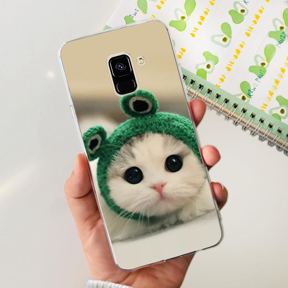For Samsung Galaxy A8 Plus 2018 Case SM-A730F Luxury Painted Cover Soft Silicone Phone Case For Samsung A8 2018 A530F A8+ Fundas