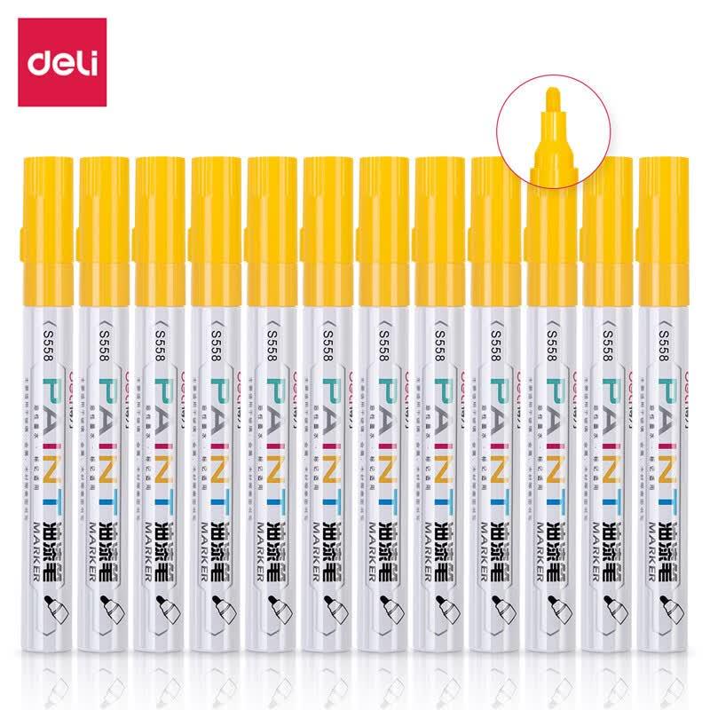 Deli S558 Waterproof Paint Marker Pen