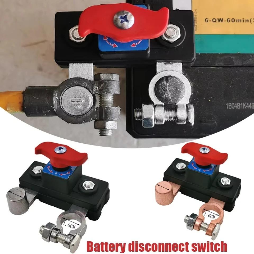 Car Battery Cut Off Switch Disconnect Isolator Power Cutoff Switch 12V/24V Car Battery Disconnect Switch Isolator Power For Efficient Battery