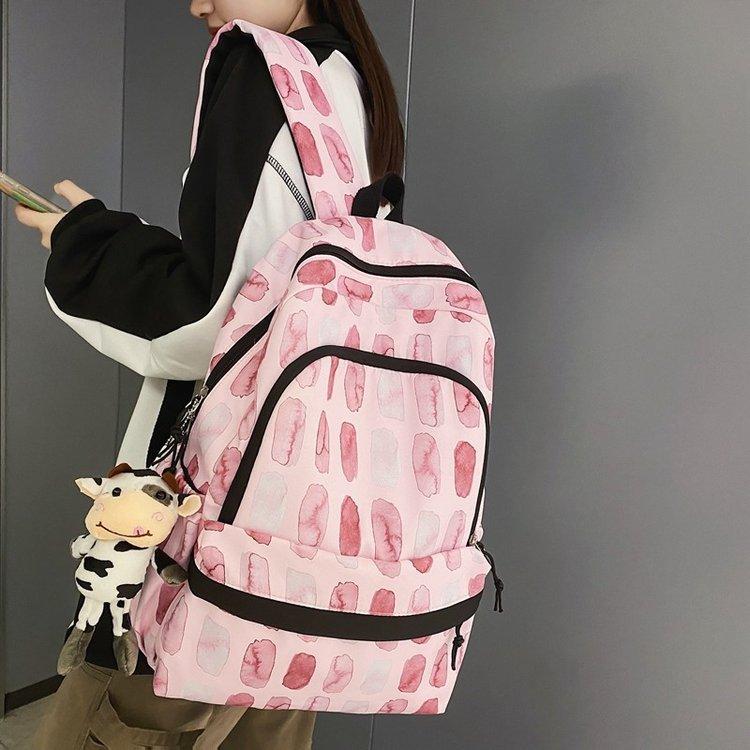 

Женский рюкзак большой вместимости с принтом, школьная сумка