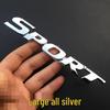 3D Sport Metal Car Logo Emblem - Modified Vehicle Decal for Tail, Door, and Side Panels