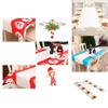 Santa Xmas Bell Tablecloth With Flame Retardant Features And Classic Appeal For Festive Decor