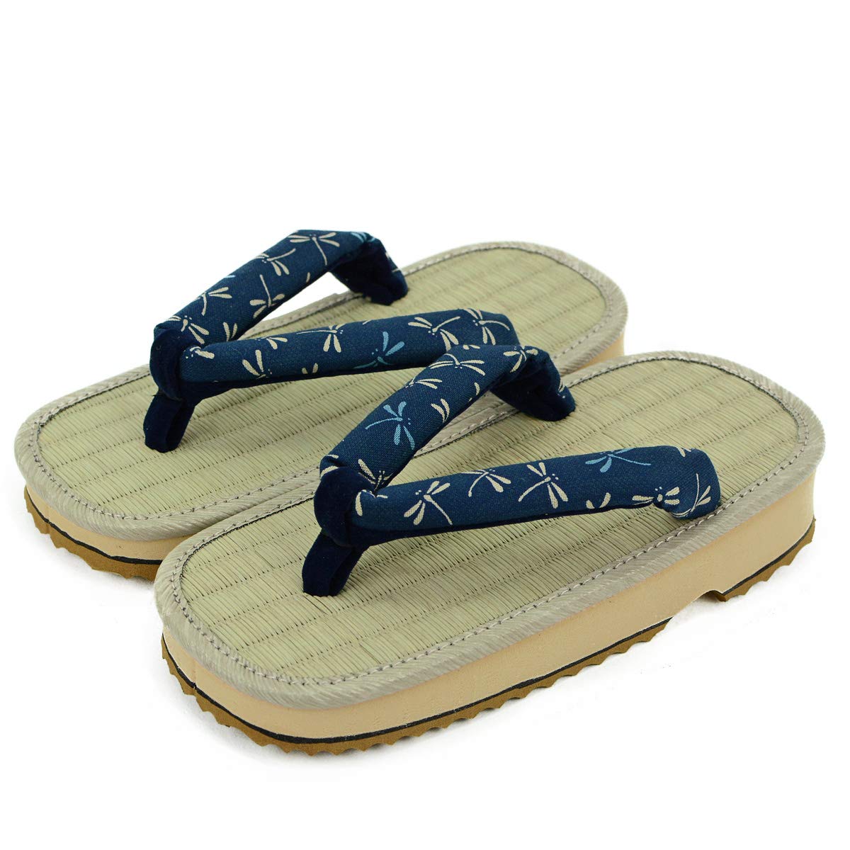 

Takeharu Geta Made in Tatami Sponge Festival Dragonfly Children s Sandals, Japan, Cover, Sole, Design, 19.5cm, Pattern, D-1