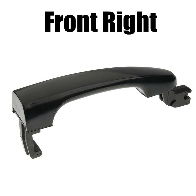 ידית דלת קדמית/אחורית גודל כפי שמוצג בתמונה ידית דלת חיצונית לרכב חומר ABS התקנה קלה מספר חלק OEM