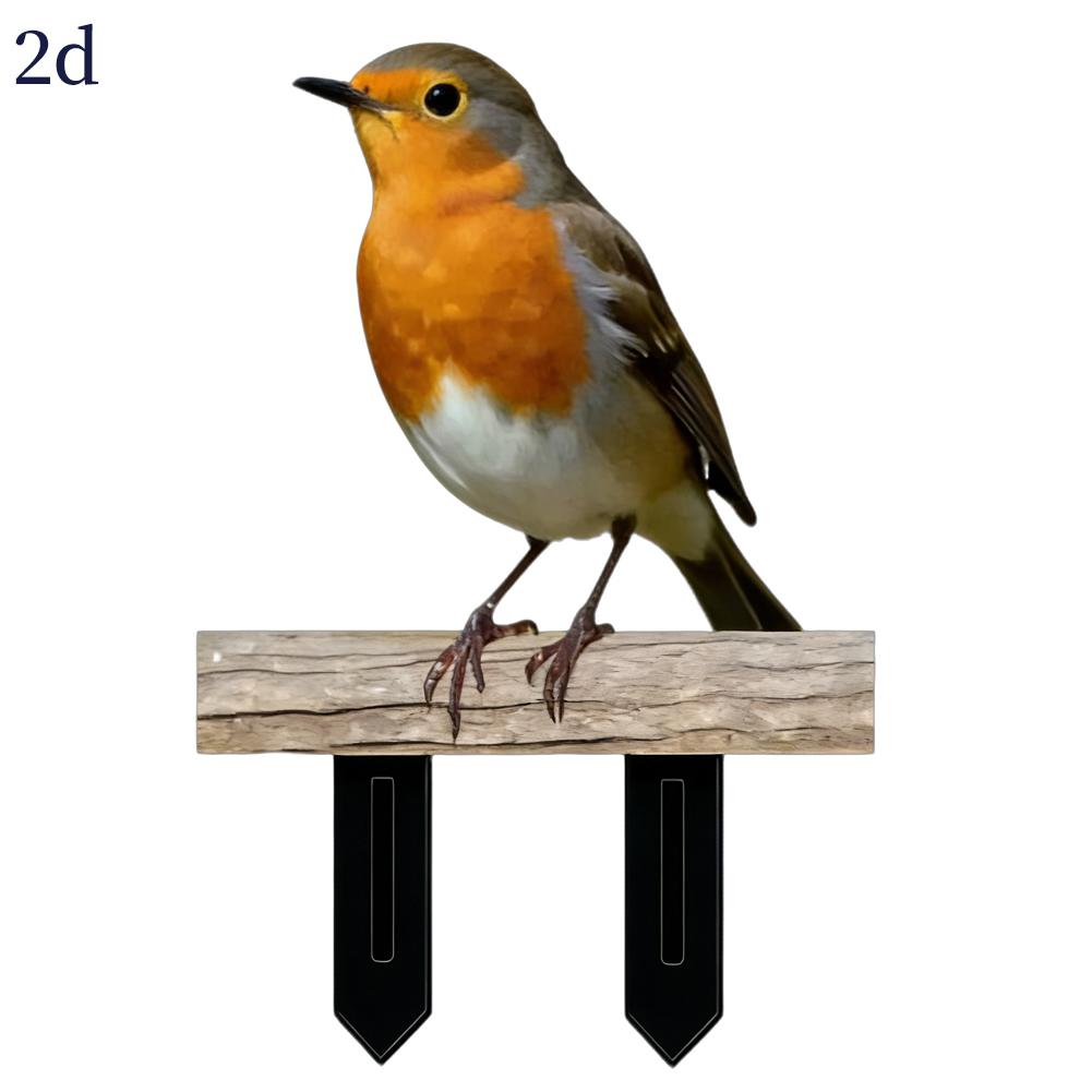 Outdoor Vogelornament Wetterfestes Acryl Gartenstecker Für Hofkunst Rasendekoration Tierfigur Tierplastik
