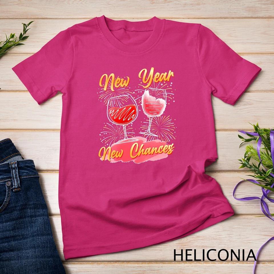 Womens Fireworks NEW YEAR NEW CHANCES New Year s Eve Firecracker Unisex T-shirt 4 M