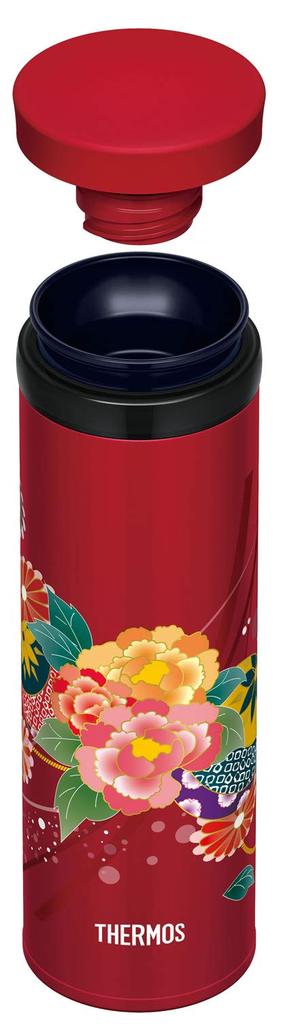 Thermos Water Made in Vacuum Insulated Portable Button BTN Bottle, Japan, Mug, 500ml, Type, JNY-502