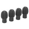 4PCS Drumstick Silent Practice Tip Silicone Stretchable Drum Practice Percussion Tip Grey
