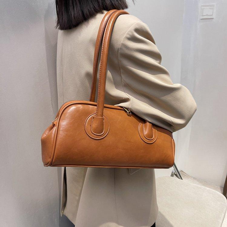 Bolso de axila para mujer Gran capacidad A juego con todo Bolso cruzado Bolso de mano pequeño de moda Bolsos de hombro de lujo para la axila