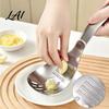 Garlic Ginger Grinder Spoon 5-in-1 Stainless Steel Grater Spoon Multi-Function Kitchen Tool with Egg Separator Easy Clean Kitchenware Strainer