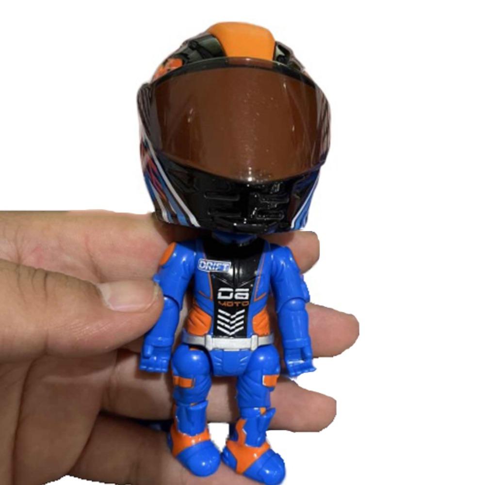 

Шлем-трансформер Деформация Мотоцикл Игрушка Подвижные конечности Подвижная фигурка Модель Авто Декор синий