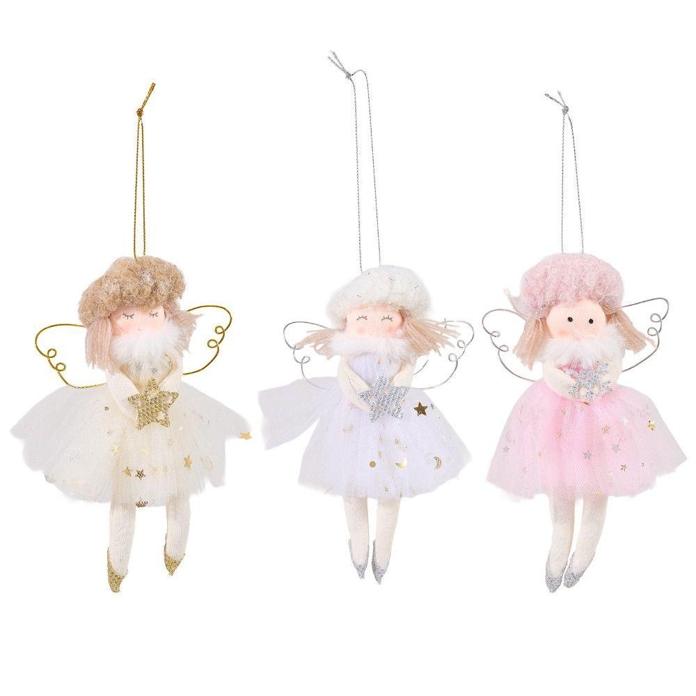 Decorative Piece Christmas Tree Hanging Pendant Cute Style Hanging Angel  Room Decor