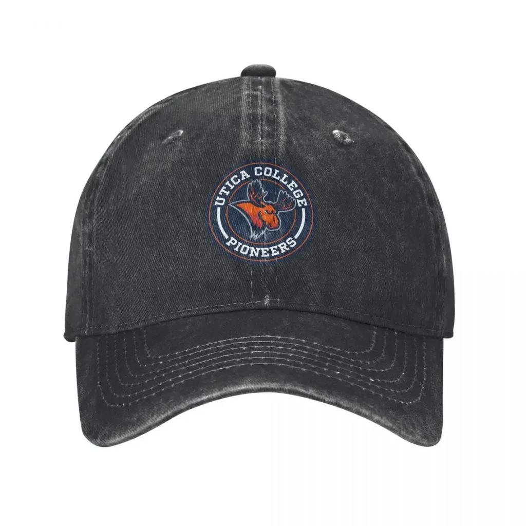 Utica College - Circle Baseball Cap Custom Cap Big Size Hat For Girls Unisex's
