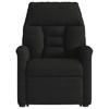 Lift-Up Massage Chair, Reclining, Black, Microfiber