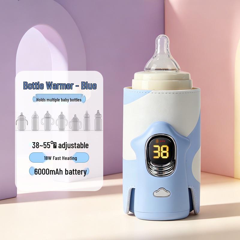 Wireless Baby Bottle Insulator & Portable Milk Warmer for Constant Temperature