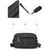 Business Printing Handbag Style Vintage Multi-Functional Crossbody Bag PU Leather Waist Strap Shoulder Bag Men
