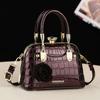Textur Europäische und Amerikanische Mode Handtasche Umhängetasche Große Kapazität Crossbody Tasche Muschel Tasche Mode Handtasche