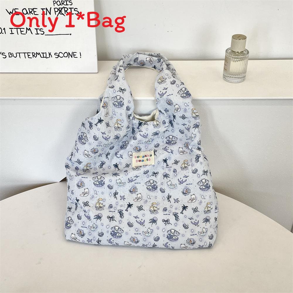 Street Style Tote Bag For Women With Embossed Pattern And Polyester Material For Daily Use