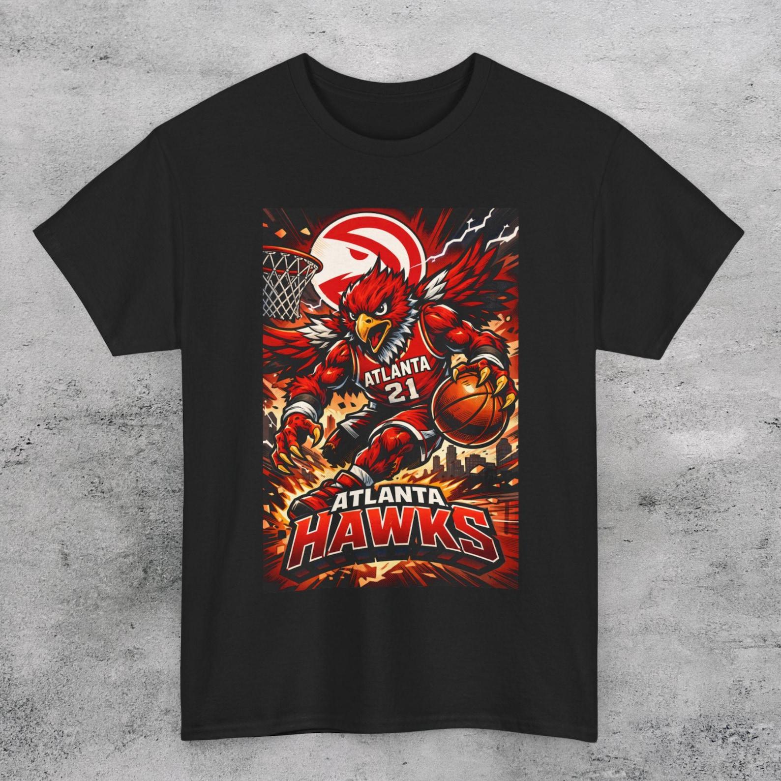 RARE Atlanta Hawks VARIANT Unisex T Shirt 2XL