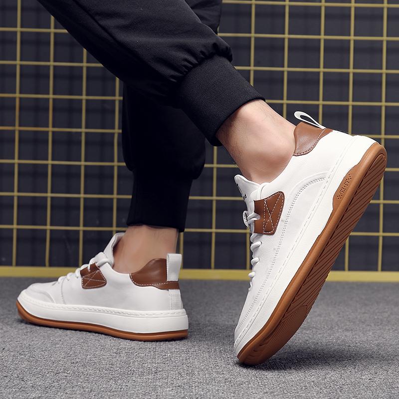Fashion men shoes Sneakers Male Mens casual Shoes tenis Luxury shoes Leather Breathable Shoes fashion loafers working Shoes for men